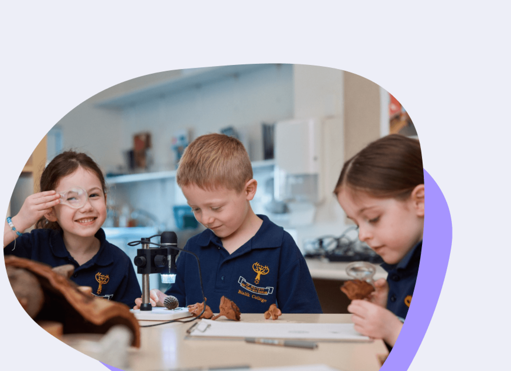 Bialik College students working together in a science class