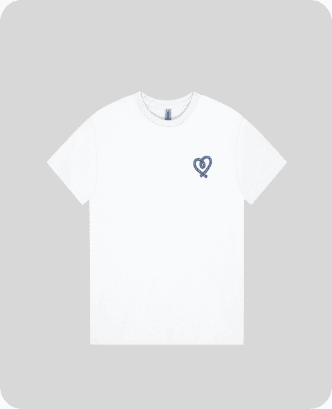 White We Love Bialik t-shirt